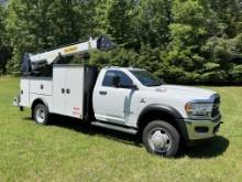 2023 Ram 5500 Mechanics Truck "NEW Unused" 6.7 Cummins, 4X4, Palfinginer 8k Crane,  Hydro Air Comp