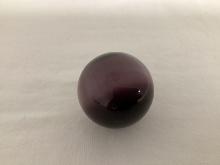 Iridescent Purple Glass Orb or Large Marble