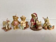 Four Cherished Teddies Figurines