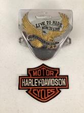 Harley-Davidson Motorcycles Patch and Handlebar Cover