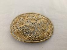 Chambers Phoenix 24K Gold Plate Belt Buckle