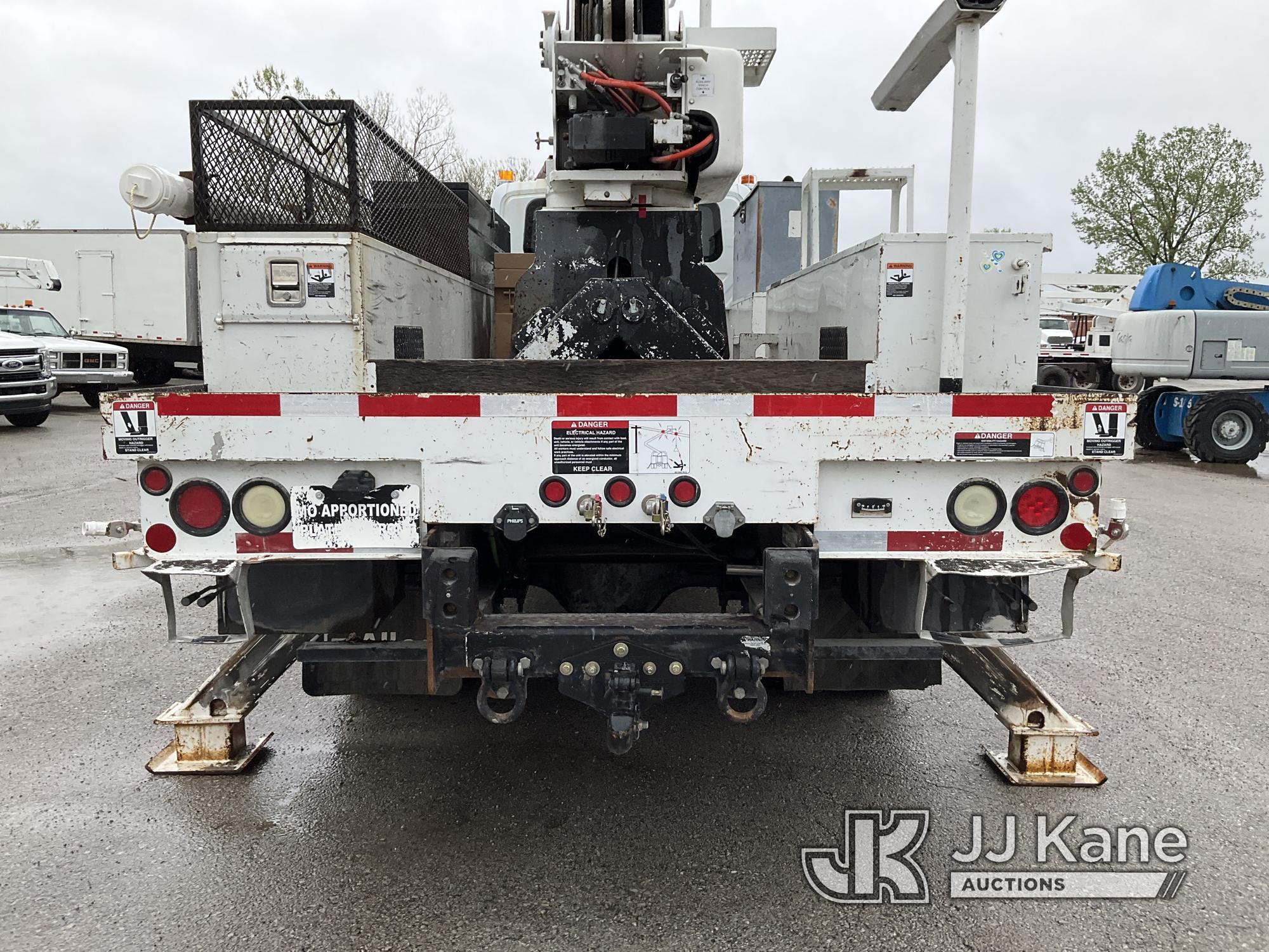 (Kansas City, MO) Altec AA755, Material Handling Bucket Truck rear mounted on 2013 International 430