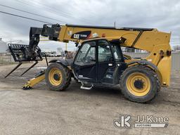 (South Beloit, IL) 2017 Caterpillar TL1255 Rough Terrain Telescopic Boom Forklift Runs, Moves, Opera