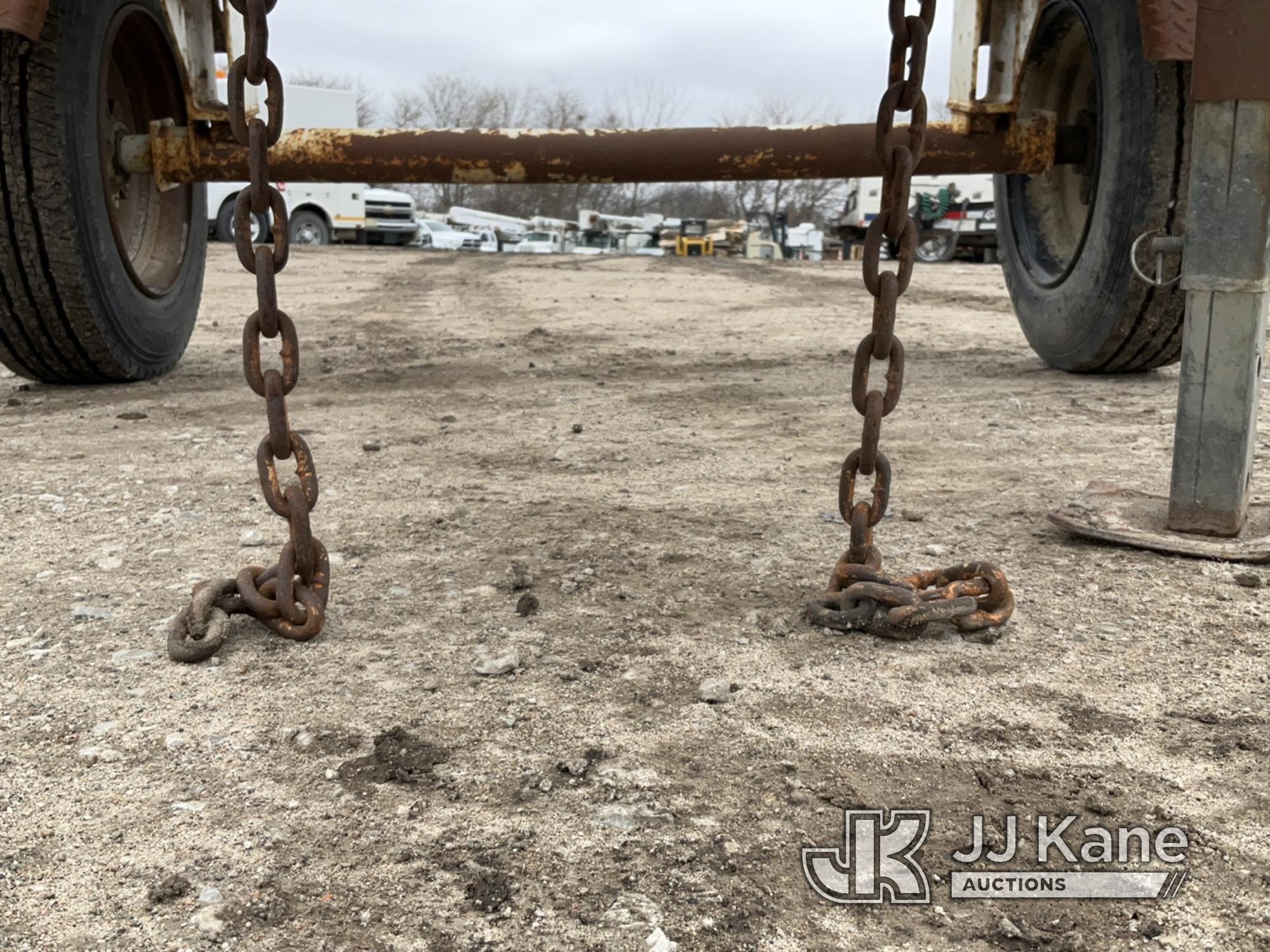 (Des Moines, IA) 1966 Homemade Reel Trailer, 9ft 4in x 6ft 4in Sold on Bill of Sale Only.  NO TITLE.