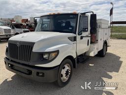 (San Antonio, TX) 2012 International TerraStar Mechanics Service Truck Runs and Moves, Air Compresso