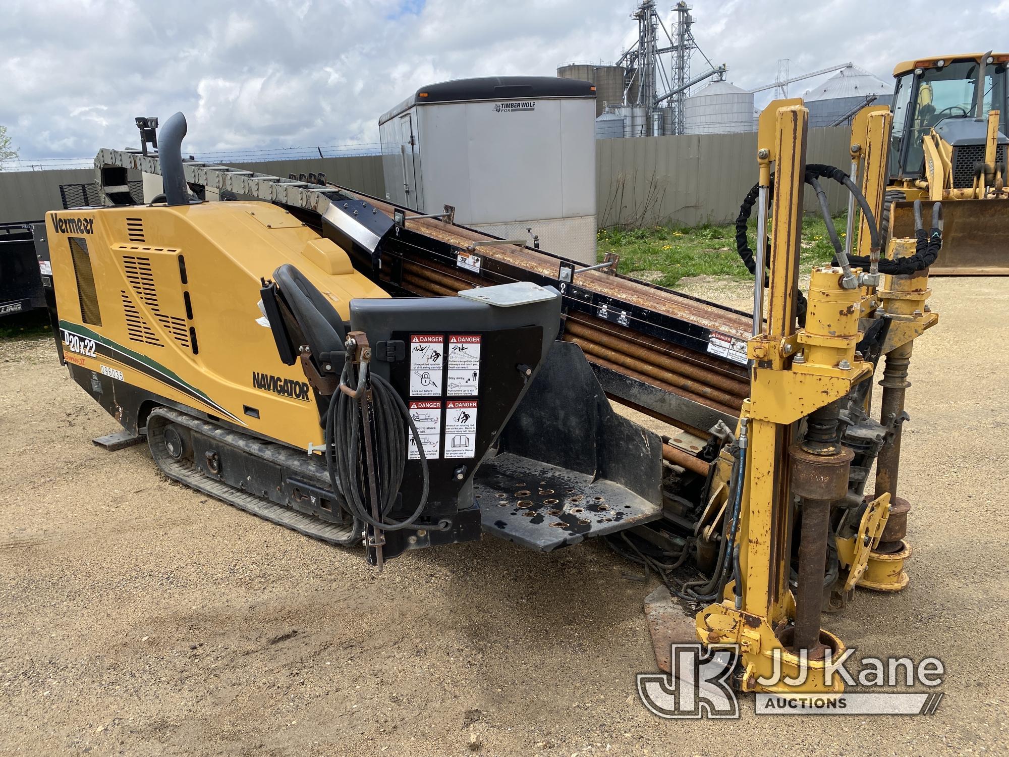 (South Beloit, IL) 2014 Vermeer D20x22 Series II Directional Boring Machine Runs, Moves