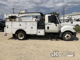 (San Antonio, TX) 2012 International TerraStar Mechanics Service Truck Runs and Moves, Air Compresso