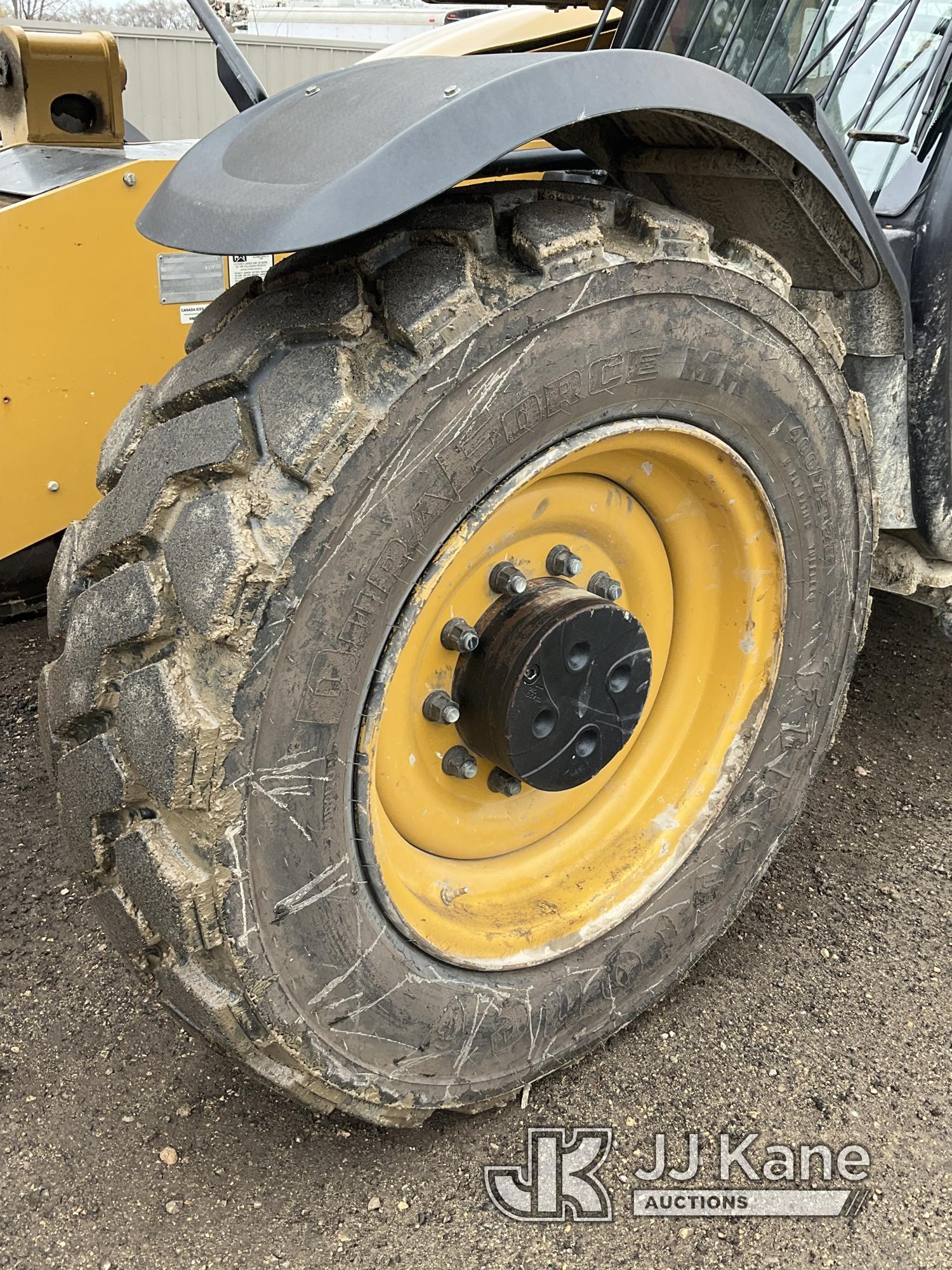 (South Beloit, IL) 2017 Caterpillar TL1255 Rough Terrain Telescopic Boom Forklift Runs, Moves, Opera