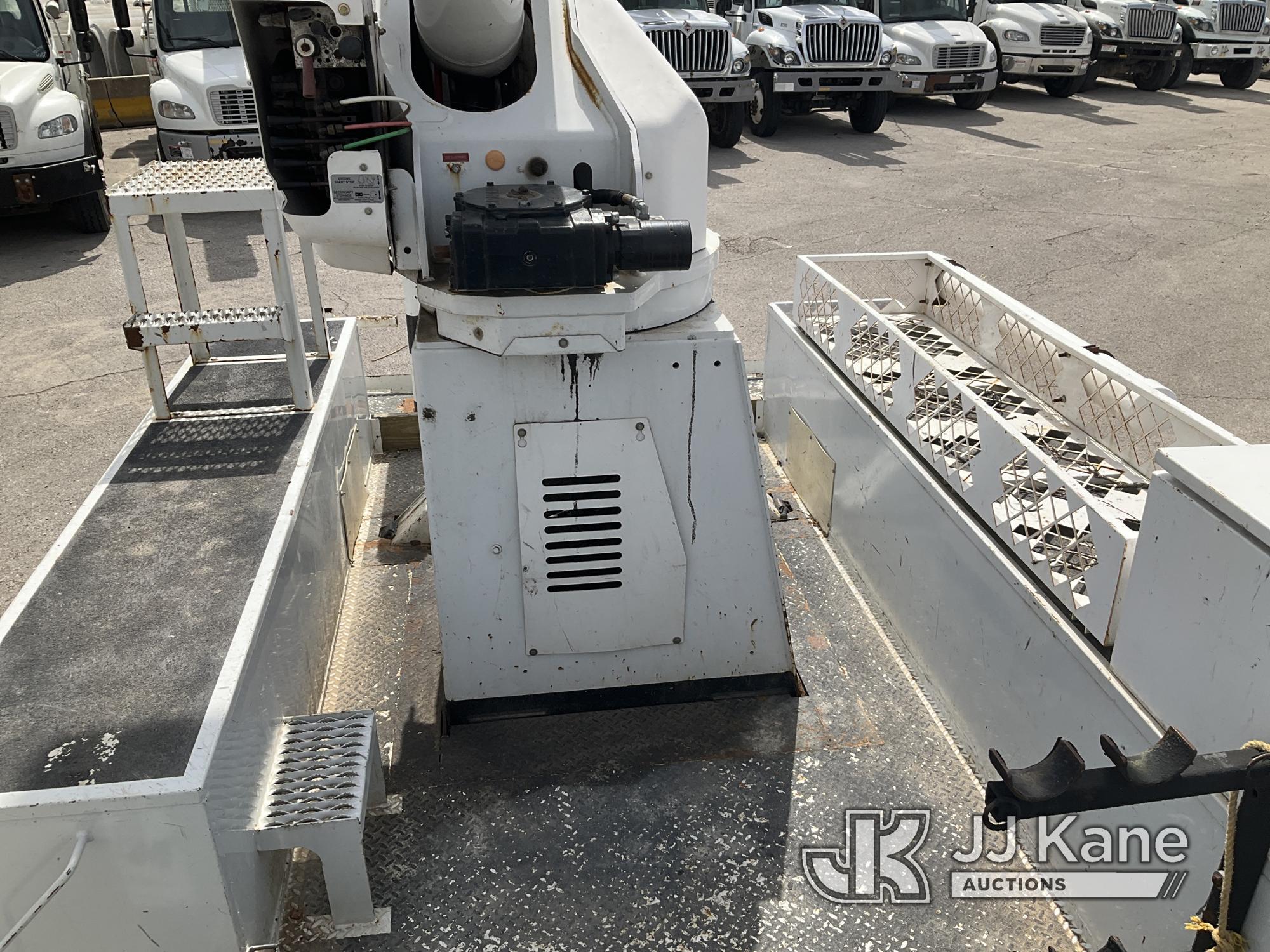 (Kansas City, MO) Altec AA55-MH, Over-Center Material Handling Bucket Truck rear mounted on 2014 Fre