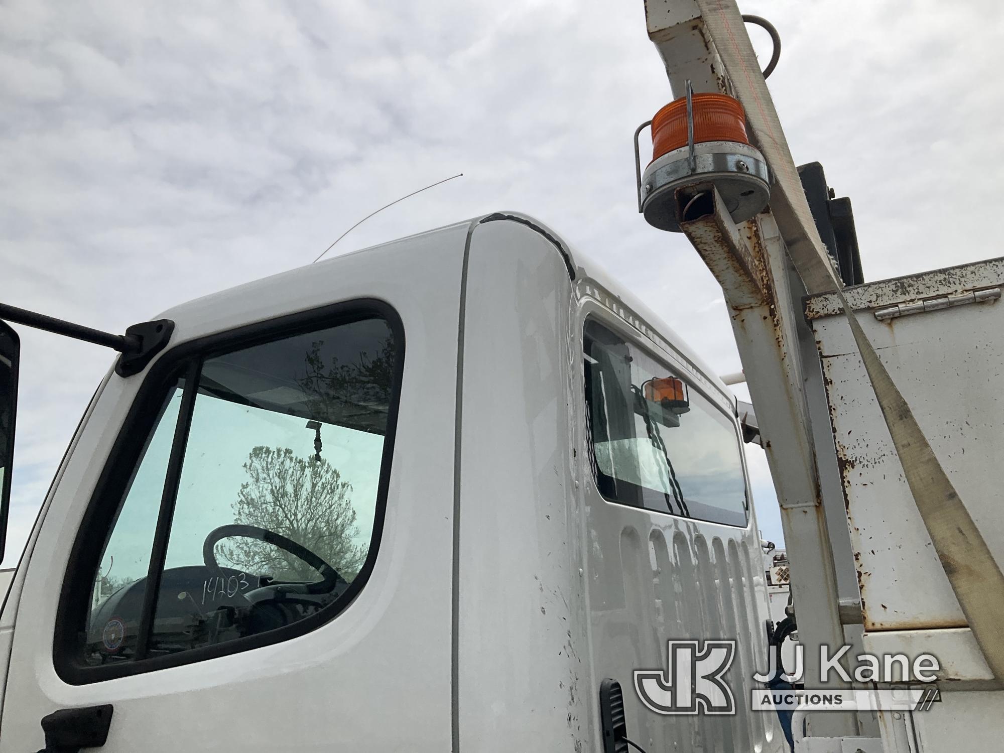 (Kansas City, MO) Altec DC47-TR, Digger Derrick rear mounted on 2013 Freightliner M2 106 4x4 Utility