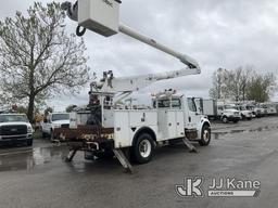 (Kansas City, MO) Altec AA755, Material Handling Bucket Truck rear mounted on 2014 Freightliner M2 1