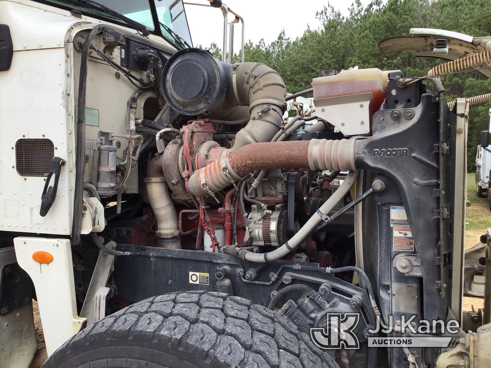 (Byram, MS) Altec AC38-127S-EJOD, Telescopic Platform/Hydraulic Crane rear mounted on 2011 Peterbilt