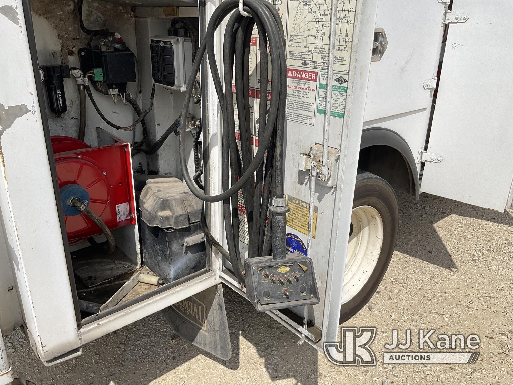 (San Antonio, TX) 2012 International TerraStar Mechanics Service Truck Runs and Moves, Air Compresso