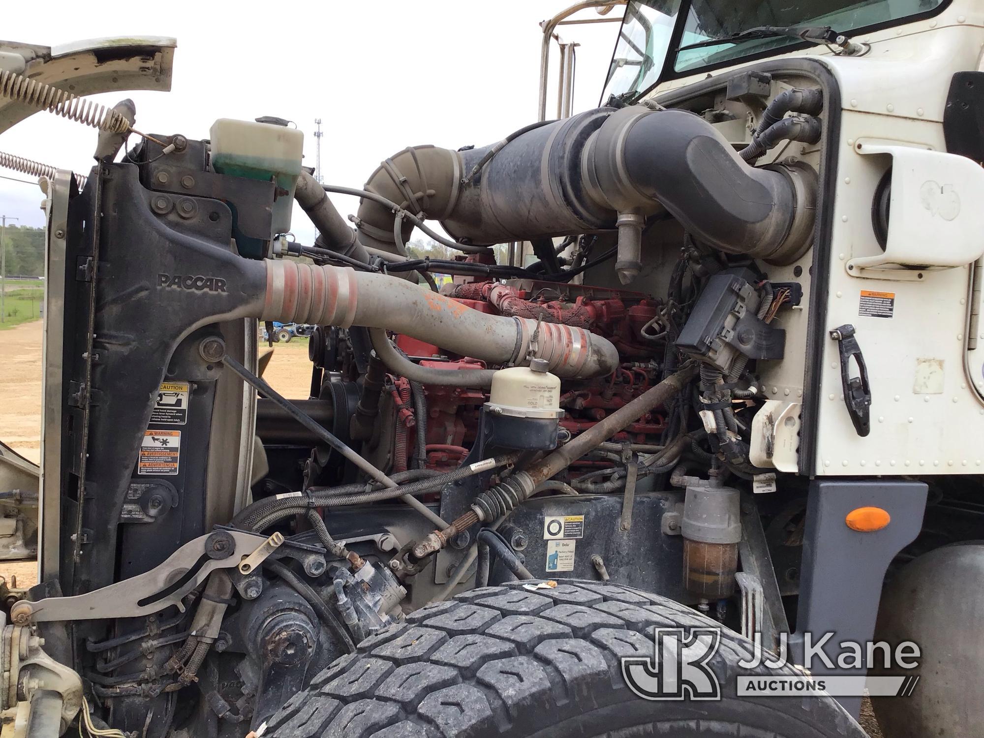 (Byram, MS) Altec AC38-127S-EJOD, Telescopic Platform/Hydraulic Crane rear mounted on 2011 Peterbilt