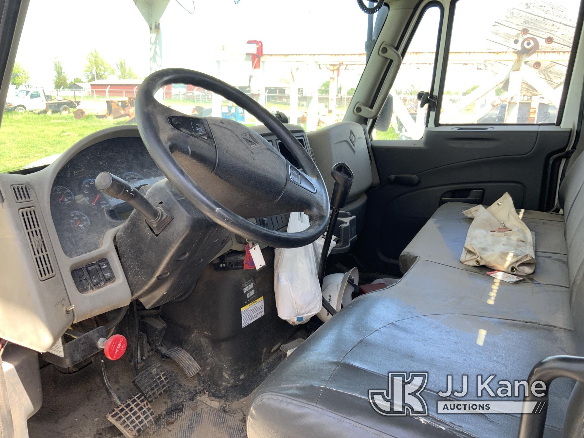 (Yukon, OK) HiRanger 5TC-55, Material Handling Bucket Truck rear mounted on 2014 International 4300