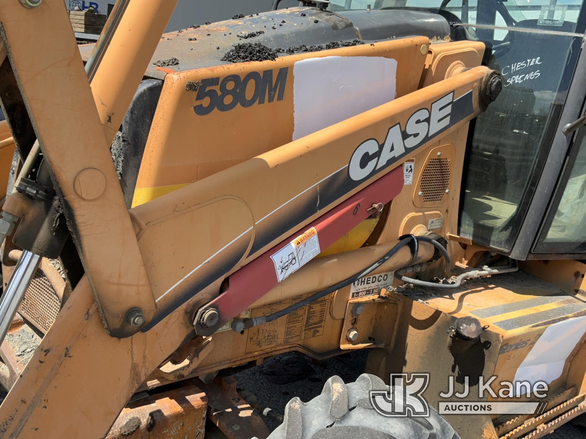 (Chester Springs, PA) 2006 Case 580M Tractor Loader Backhoe No Title) (Runs & Moves, Hyd Hammer Cond