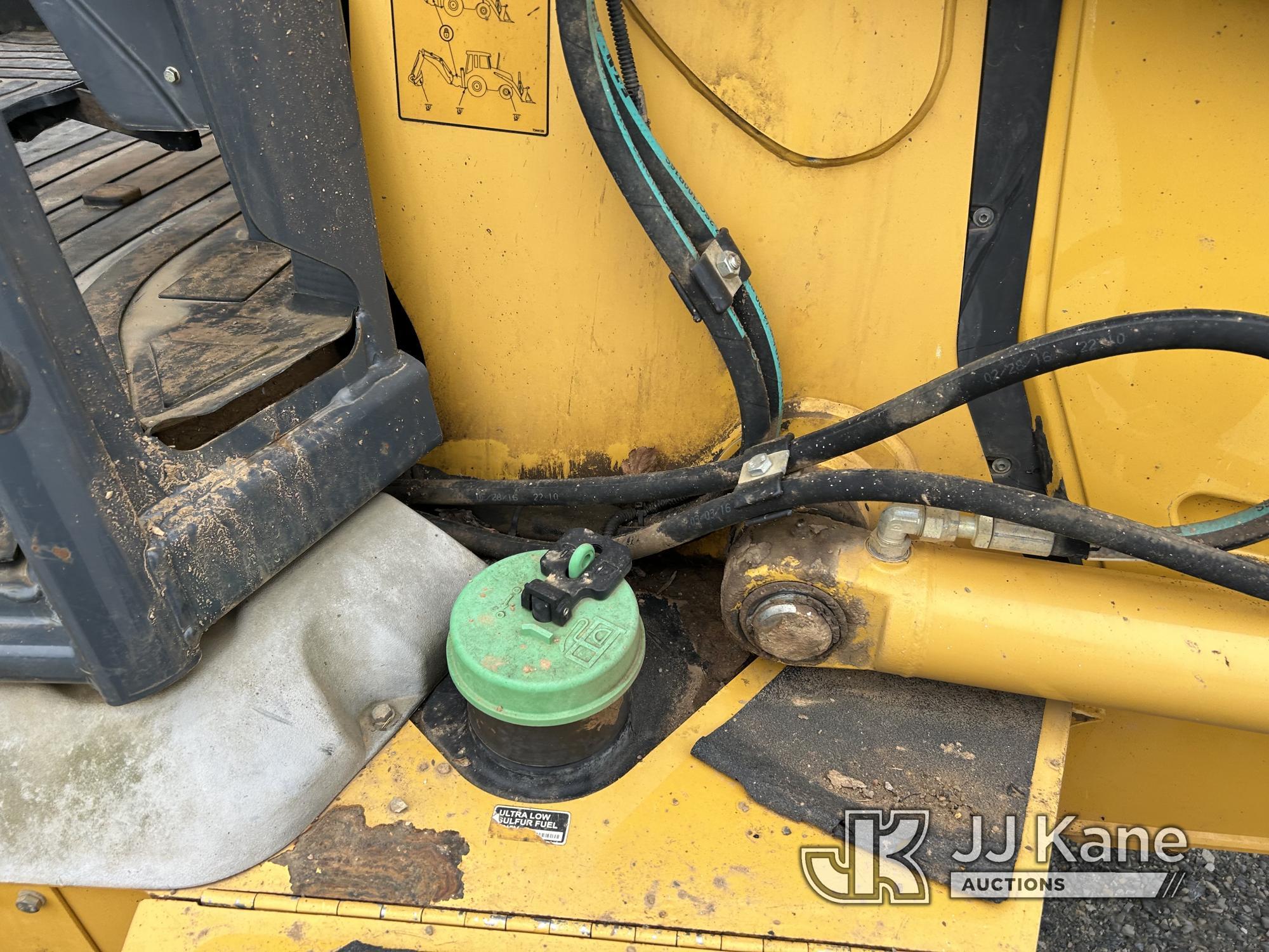 (Hagerstown, MD) 2016 John Deere 310SL Tractor Loader Backhoe Runs, Moves & Operates, Warning Light