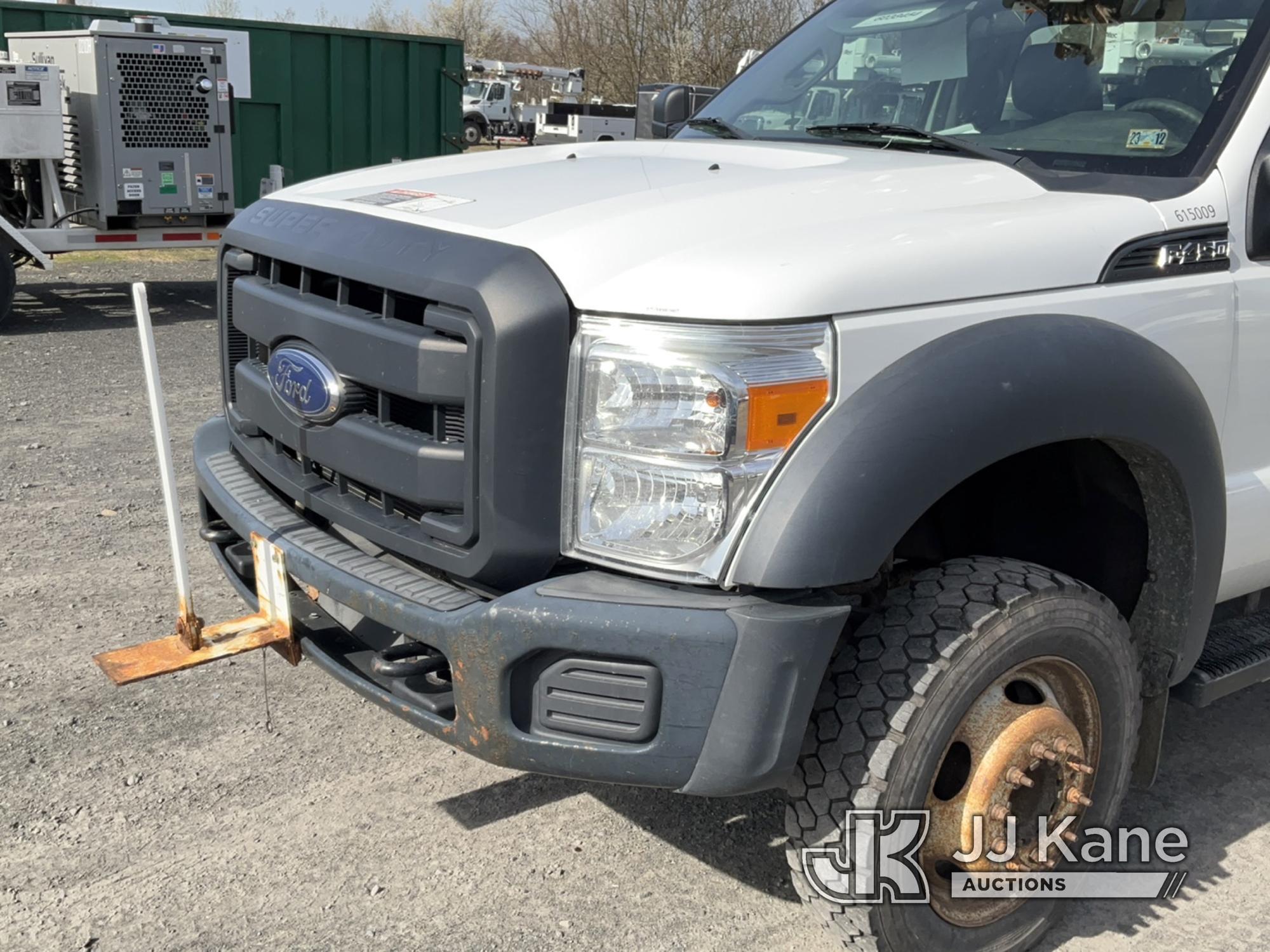 (Plains, PA) Altec AT200A, Telescopic Non-Insulated Bucket Truck mounted behind cab on 2015 Ford F45