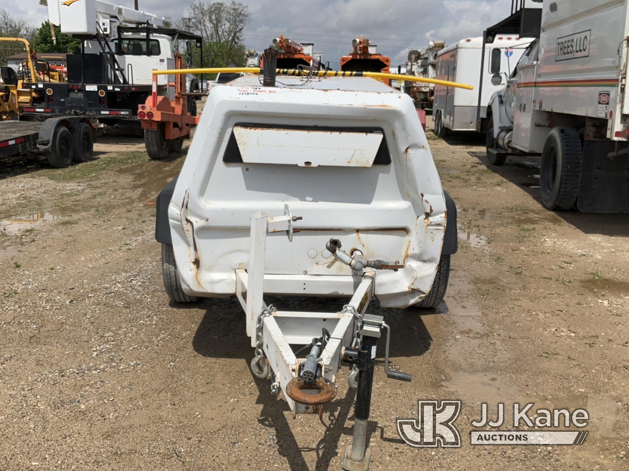 (Charlotte, MI) Ingersoll Rand Air Compressor No Title, Runs, Makes Air