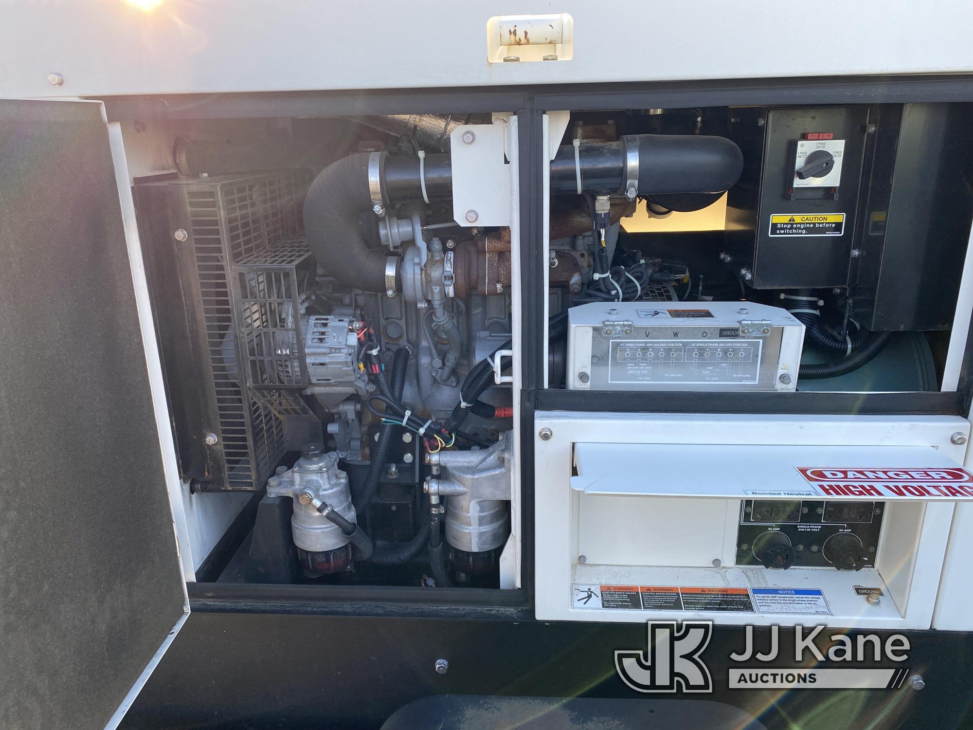 (Plymouth Meeting, PA) 2018 Multiquip Whisperwatt 25 Portable Generator, Trailer Mtd. No Title) Runs