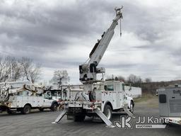 (Plains, PA) Altec DC47-TR, Digger Derrick rear mounted on 2016 Kenworth T370 Utility Truck Runs, Mo