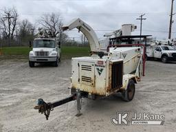 (Fort Wayne, IN) 2013 Vermeer BC1000XL Chipper (12in Drum), trailer mtd. NO TITLE) (Runs & Operates