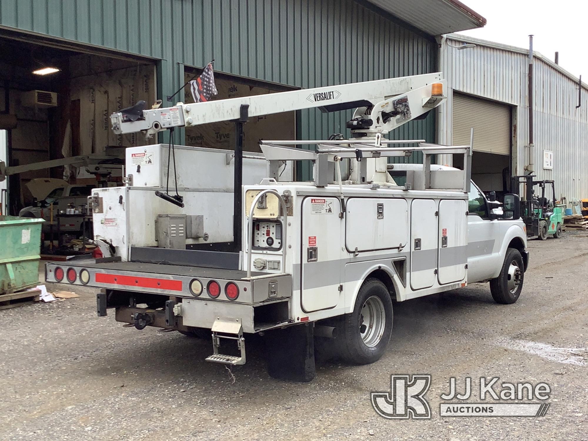 (Harmans, MD) Versalift TEL29N-03, Articulating & Telescopic Bucket mounted on 2011 Ford F350 Utilit