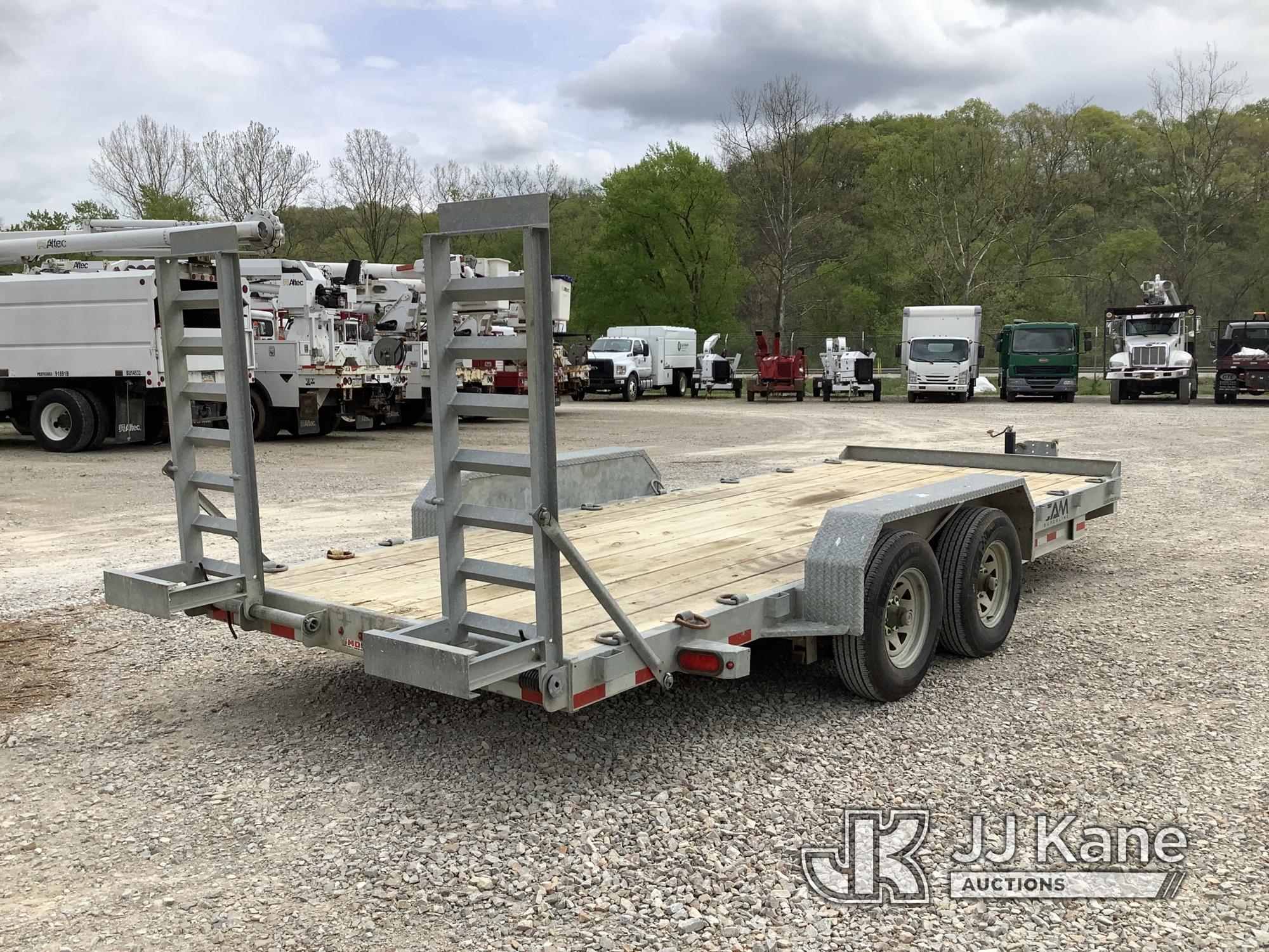 (Smock, PA) 2018 Cam Superline 5CAM18C T/A Galvanized Tagalong Equipment Trailer Damaged Trailer Bra