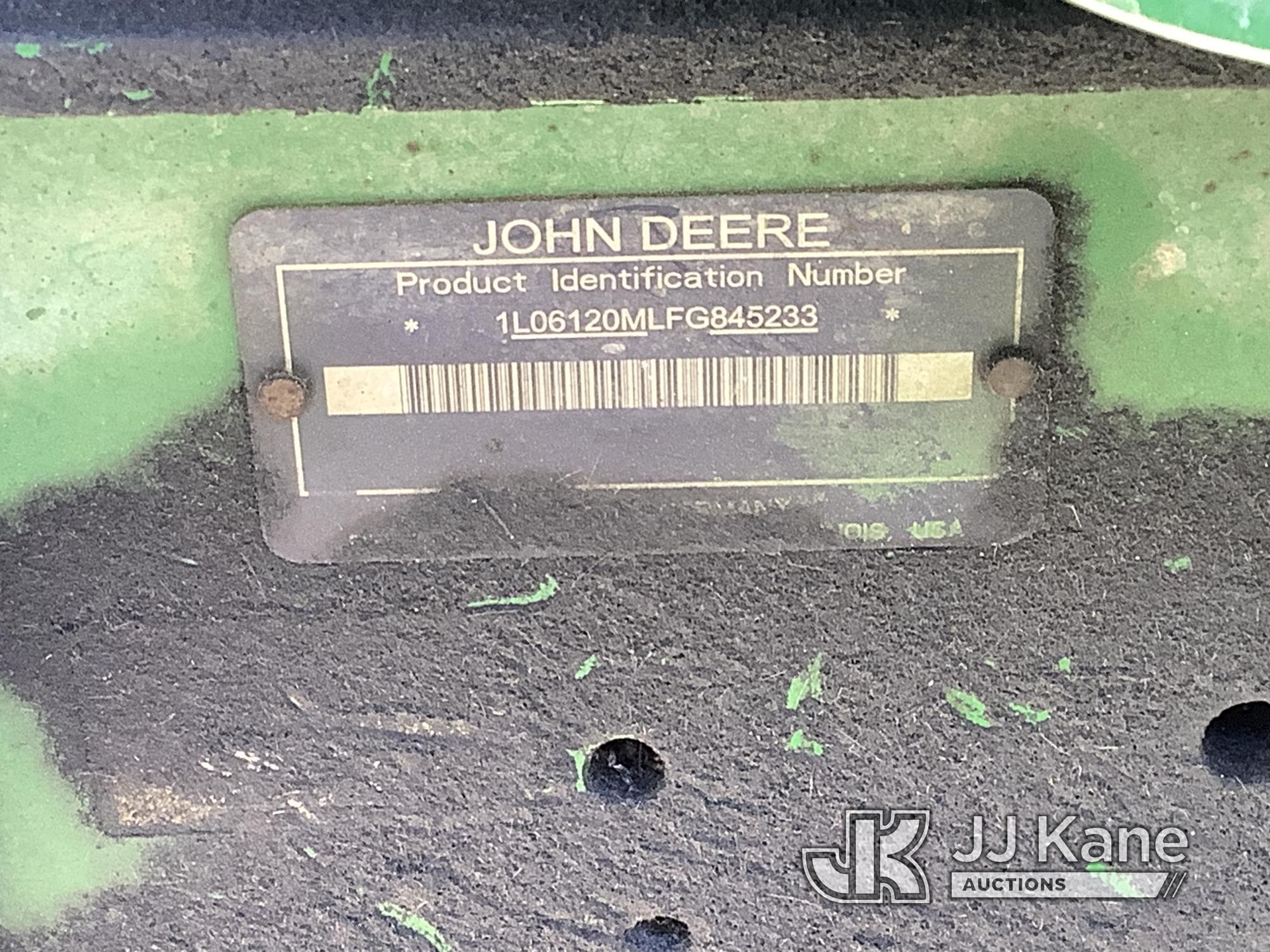 (Harmans, MD) 2016 John Deere 6120M Tractor Not Running, Electrical Fire, Condition Unknown, No Powe