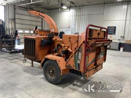 (Fort Wayne, IN) 2014 Vermeer BC1000XL Chipper (12in Drum), trailer mtd. Not Running, Condition Unkn