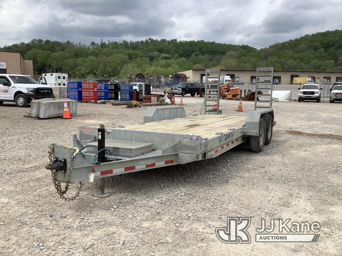 (Smock, PA) 2018 Cam Superline 5CAM18C T/A Galvanized Tagalong Equipment Trailer Damaged Trailer Bra