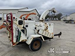 (Fort Wayne, IN) 2013 Vermeer BC1000XL Chipper (12in Drum), trailer mtd. NO TITLE) (Runs & Operates