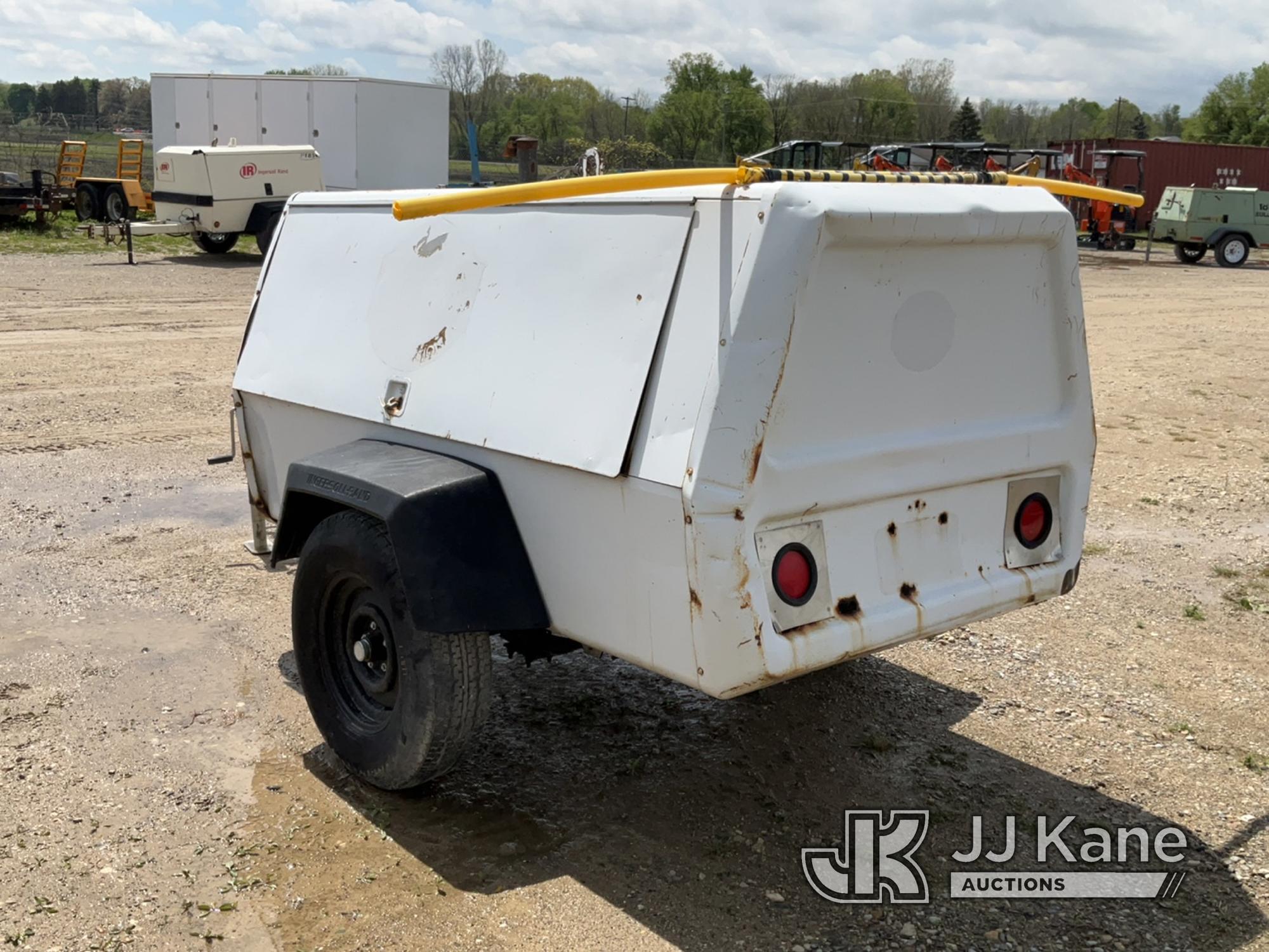 (Charlotte, MI) Ingersoll Rand Air Compressor No Title, Runs, Makes Air