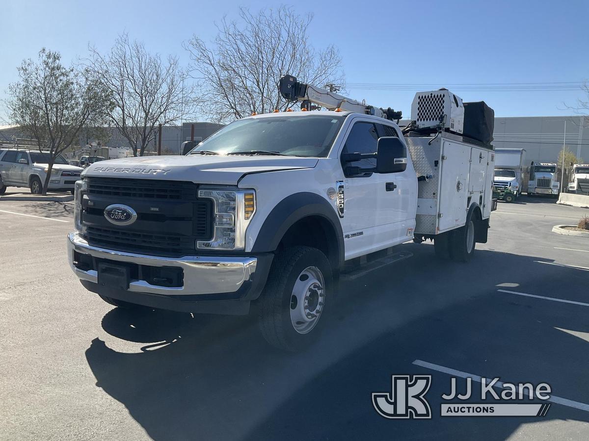 (Jurupa Valley, CA) Autocrane , 2019 Ford F550 Extended-Cab Mechanics Service Truck, DEF System Runs