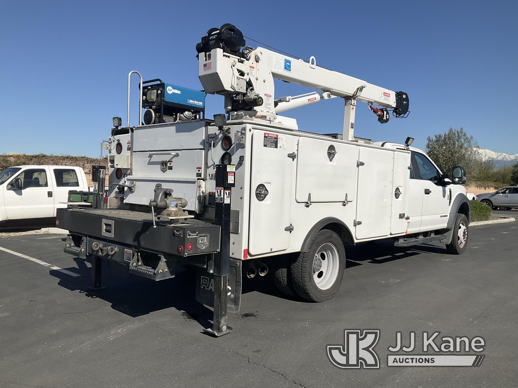 (Jurupa Valley, CA) Autocrane , 2019 Ford F-550 4X4 Extended-Cab Mechanics Service Truck, DEF System