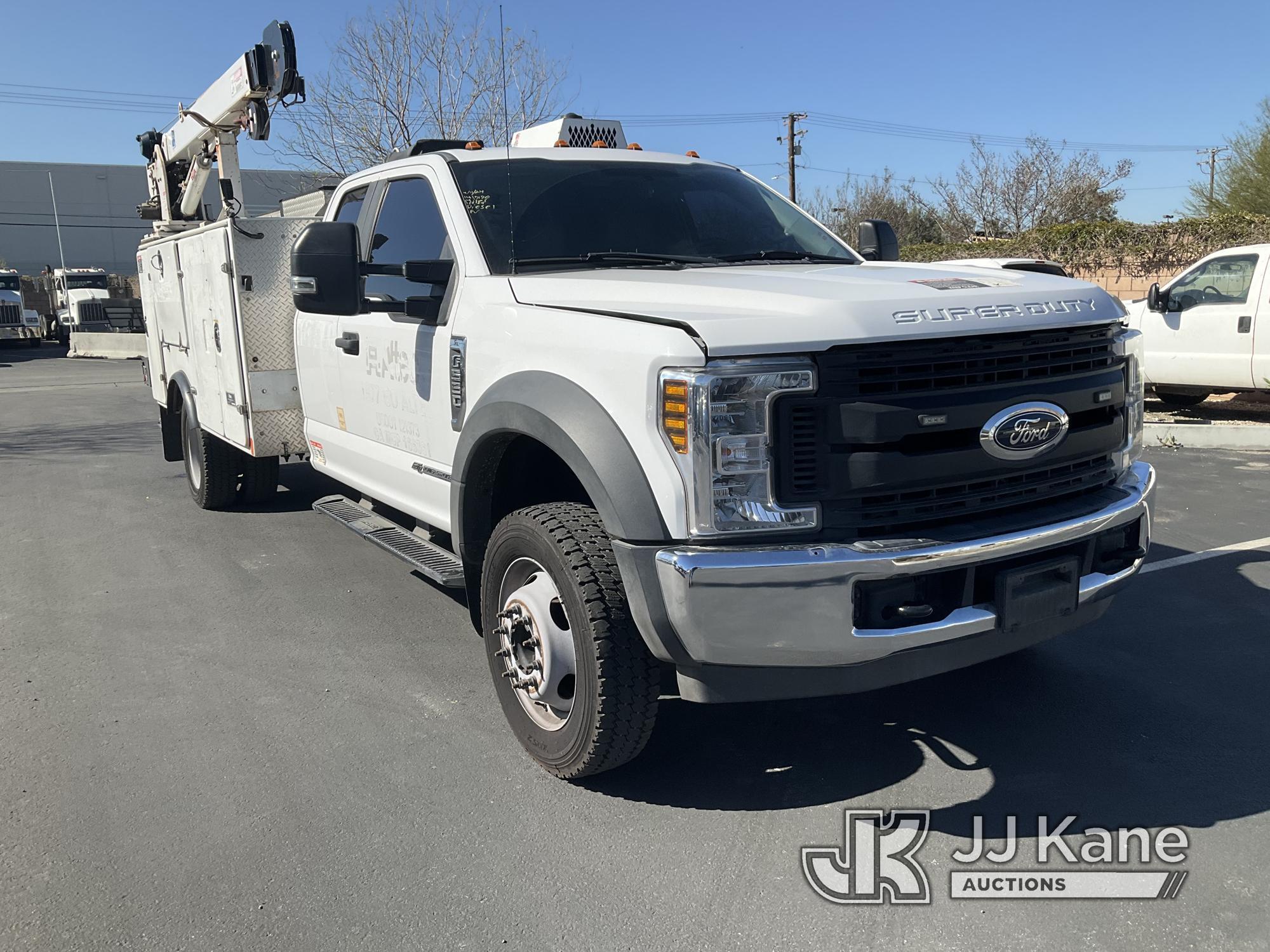 (Jurupa Valley, CA) Autocrane , 2019 Ford F550 Extended-Cab Mechanics Service Truck, DEF System Runs