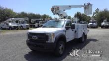 Altec AT200, Telescopic Non-Insulated Bucket Truck mounted behind cab on 2017 Ford F450 Service Truc