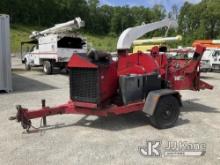 2013 Altec DC 1317 Chipper (13in Disc), trailer mtd Runs) (Operating Condition Unknown, Rust Damage