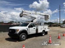 (Charlotte, MI) Altec AT40G, Articulating & Telescopic Bucket Truck mounted behind cab on 2017 FORD