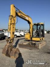 (Plymouth Meeting, PA) 2008 Komatsu PC78US-8 Hydraulic Crawler Excavator Runs & Moves, Missing Glass