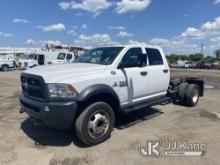 (Plymouth Meeting, PA) 2017 RAM 4500 4x4 Crew-Cab Chassis Danella Unit) (Runs & Moves, Check Engine