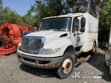 (Brownstown Township, MI) 2010 International 4400 Extended Cab Enclosed Utility Truck, Contents May
