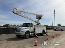 (Charlotte, MI) HiRanger HRX-55, Material Handling Bucket Truck rear mounted on 2007 International 4