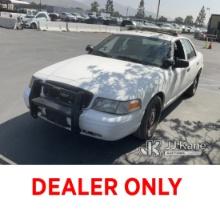 2011 Ford Crown Victoria 4-Door Sedan Runs & Moves, Transmission Slips, Must Be Towed, Bad Power Ste