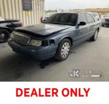 2008 Ford Crown Victoria Police Interceptor 4-Door Sedan Does Not Stay Running, Driver side Blinker 