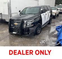 2020 CHEVROLET TAHOE 4-Door Sport Utility Vehicle Not Running , No Key, Wrecked