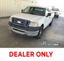 2007 Ford F150 Extended-Cab Pickup Truck Runs & Moves, Bad Charging System , Check Engine Light Is O