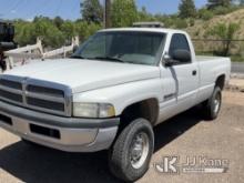 1999 Dodge Ram 1500 4x4 Pickup Truck Runs & Moves) (ABS Light On, Ac/Heater Blower Not Operating.  P