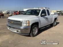 2013 Chevrolet Silverado 1500 Extended-Cab Pickup Truck Runs & Moves) (AC Was Not Blowing