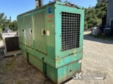 Onan150 DGFA Skid Mount Generator Runs & Builds Power) (Seller States: New Radiator